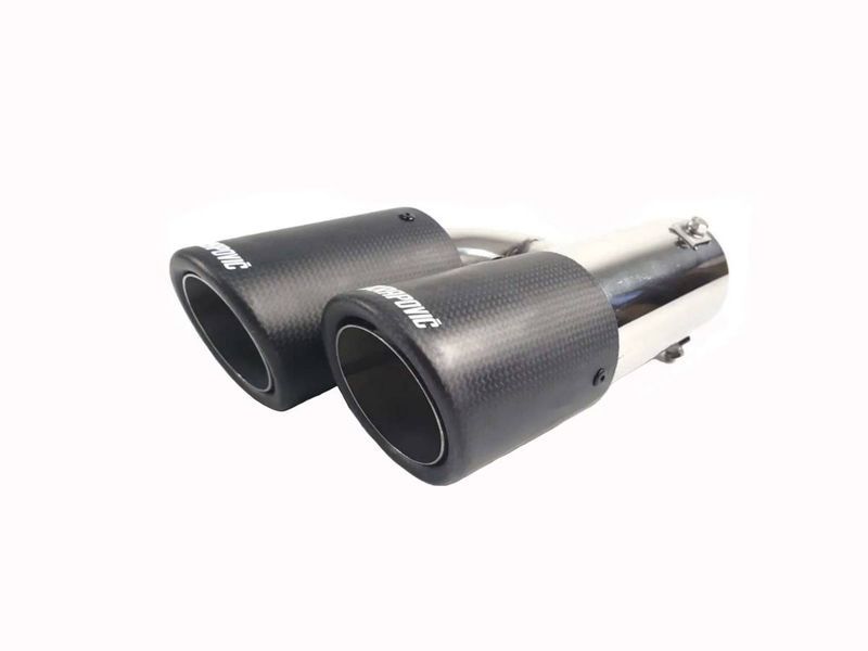 Насадки на выхлоп Carbon ( матовый ) 54mm To 76mm ( двойная H ) на Akrapovič 429255 фото Насадки на выхлоп Carbon ( матовый ) 54mm To 76mm ( двойная H ) на Akrapovič 429255 фото