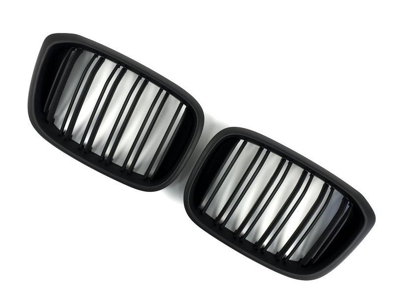 Решітка радіатора на BMW X3 G01 2018-2022 M-Look Black Matt 429090 фото