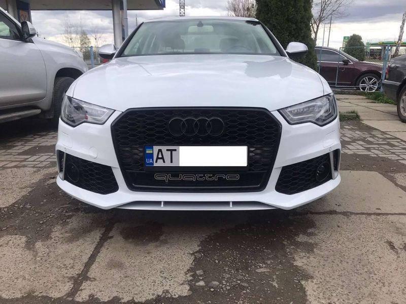 Передній бампер на Audi A6 C7 2011-2014 стиль RS6 429823 фото
