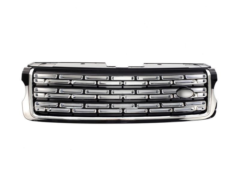 Решетка радиатора на Land Rover Range Rover 2013-2017 жабра и решетки в бампер Black Chrom 427480 фото Решетка радиатора на Land Rover Range Rover 2013-2017 жабра и решетки в бампер Black Chrom 427480 фото