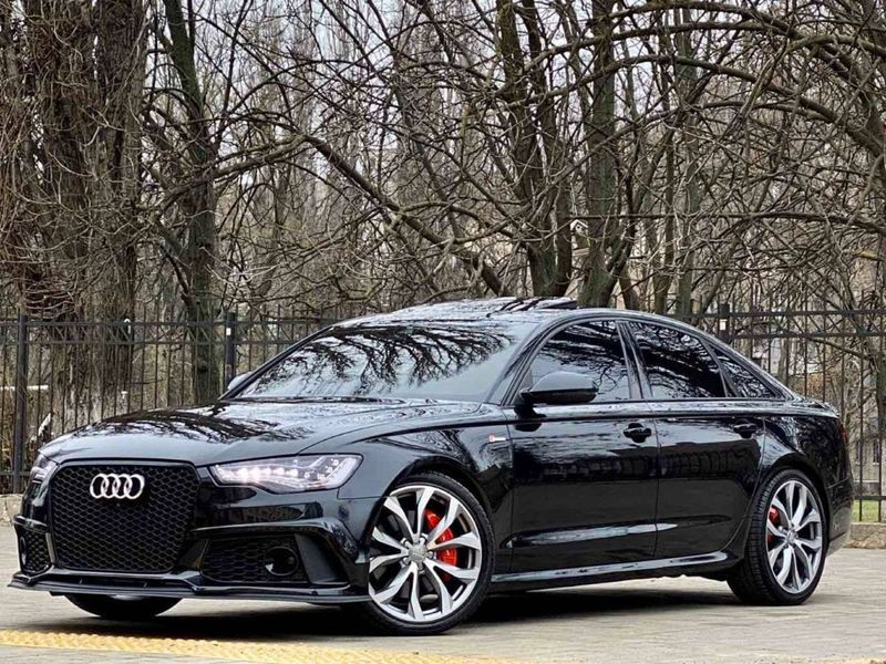 Передній бампер на Audi A6 C7 2011-2014 стиль RS6 429823 фото