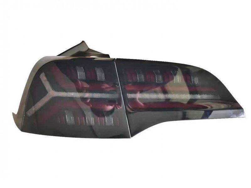 Задние фонари на Tesla Model 3 2017-2022 LED Smoke Type стиль WH 430443 фото