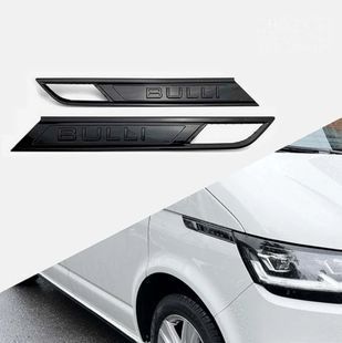 Автологотип емблема напис на крила Volkswagen T6.1 Bulli Black Edition 2019-2024 чорний глянець 523476 фото