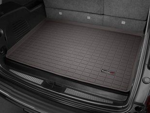 Килимок у багажник для Cadillac Escalade ESV, Chevrolet Suburban, GMC Yukon XL 2015- какао WeatherTech 43678 98021 фото