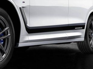 Наклейки на кузов BMW X3 G01, X4 G02 2017- M-performance frozen black 51145A26A67 415741 фото