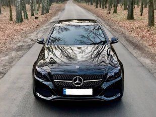 Решітка радіатора на Mercedes C-class W205 2014-2018 Diamond Black 429930 фото