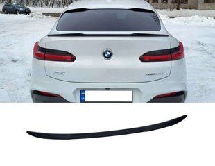 Спойлер на BMW X4 G02 2018- стиль X4M чорний глянець 429875 фото