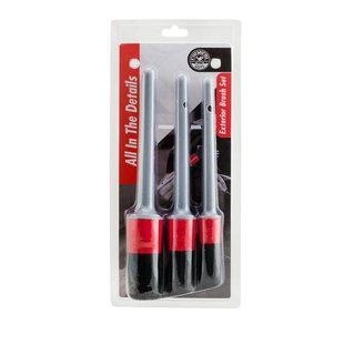 Набір пензликів для детейлінгу екстерєру Chemical Guys All In The Details Exterior Detailing Brushes 408678 фото