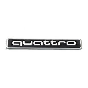Автологотип емблема напис Audi Quattro 4G0853737 95мм хром 215635 фото