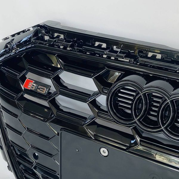 Решітка радіатора на Audi A3 2020- стиль S3 Black 431017 фото