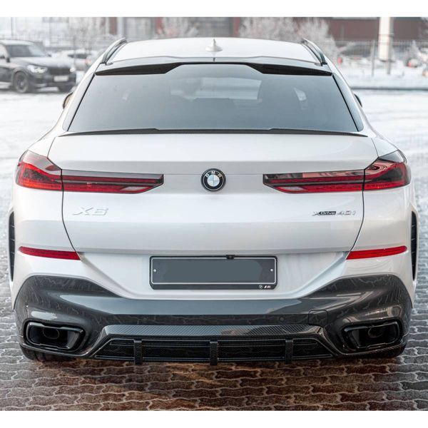 Карбоновий спойлер на BMW X6 G06 2019- M Style 429486 фото