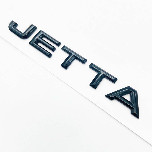 Автологотип шильдик эмблема надпись Volkswagen Jetta New черная на багажник 423918 фото
