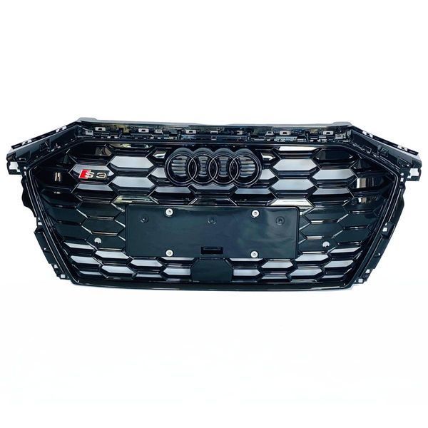 Решітка радіатора на Audi A3 2020- стиль S3 Black 431017 фото