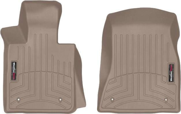 3D килимки для BMW 6 G32 2018- Gran Turismo бежеві передні WeatherTech 4513031 193393 фото