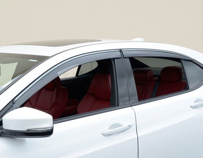 Дефлектори вікон для Acura TLX 2015- з чорним молдингом WELLvisors 3-847AC012 209104 фото