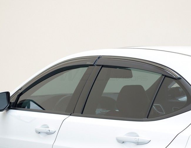 Дефлектори вікон для Acura TLX 2015- з чорним молдингом WELLvisors 3-847AC012 209104 фото