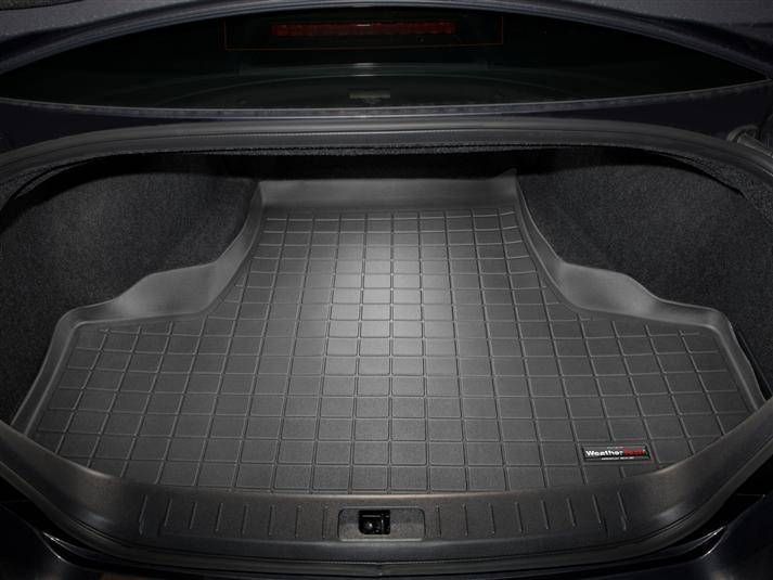 Килимок у багажник для Infiniti Q70 2014- чорний WeatherTech 40459 45921 фото
