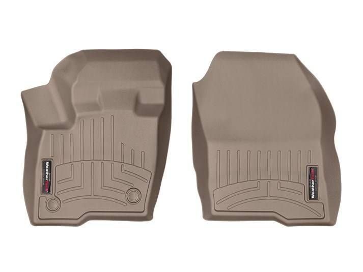 3D коврики для Ford Edge, Lincoln MKX 2015- бежевые передние WeatherTech 458451 141308 фото