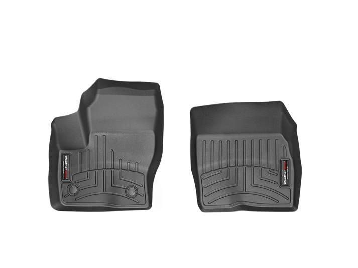 3D килимки для Ford Kuga, Escape, Lincoln MKC 2013-2017 чорні передні WeatherTech 444591 46284 фото