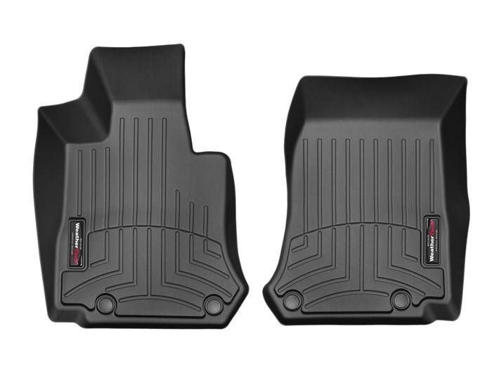 3D коврики для Mercedes GLC-class X253 2015- черные передние WeatherTech 448981 46625 фото