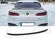 Спойлер на BMW X4 G02 2018- стиль X4M чорний глянець 429875 фото 1