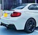 Спойлер на BMW 2 F22 2014-2021 M4 Style чорний глянець 521707 фото 2