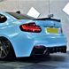 Спойлер на BMW 2 F22 2014-2021 M4 Style чорний глянець 521707 фото 1