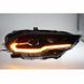 Передние фары на Ford Mustang 2017-2023 FULL LED черные 430436 фото 4