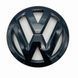 Накладки на эмблему Volkswagen Passat B8 2014-2023 черный глянец на радиаторную решетку + на крышку багажника 522549 фото 2