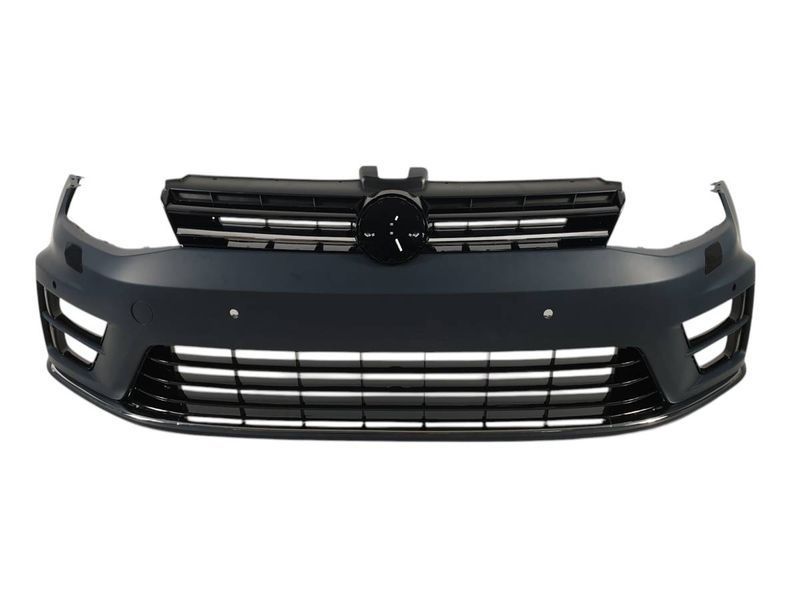 Передний бампер на Volkswagen Golf VII 2012-2017 в стиле R32 428718 фото Передний бампер на Volkswagen Golf VII 2012-2017 в стиле R32 428718 фото