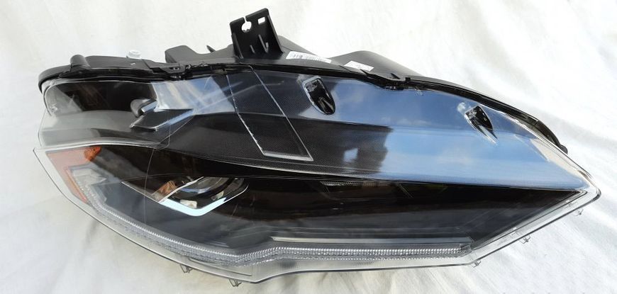 Передние фары на Ford Mustang 2017-2023 FULL LED черные 430436 фото