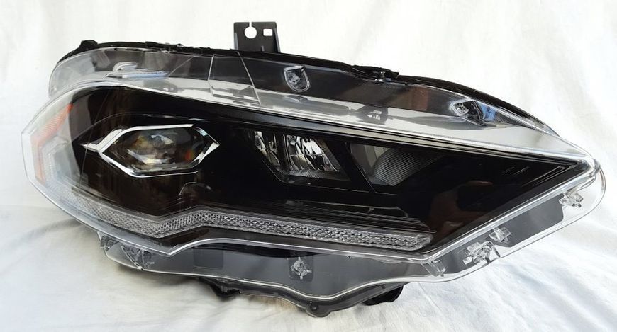 Передние фары на Ford Mustang 2017-2023 FULL LED черные 430436 фото