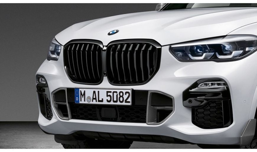 Решітка радіатора на BMW X5 G05 2018-2022 Shadow Line night vision оригінал 51138096591 414166 фото