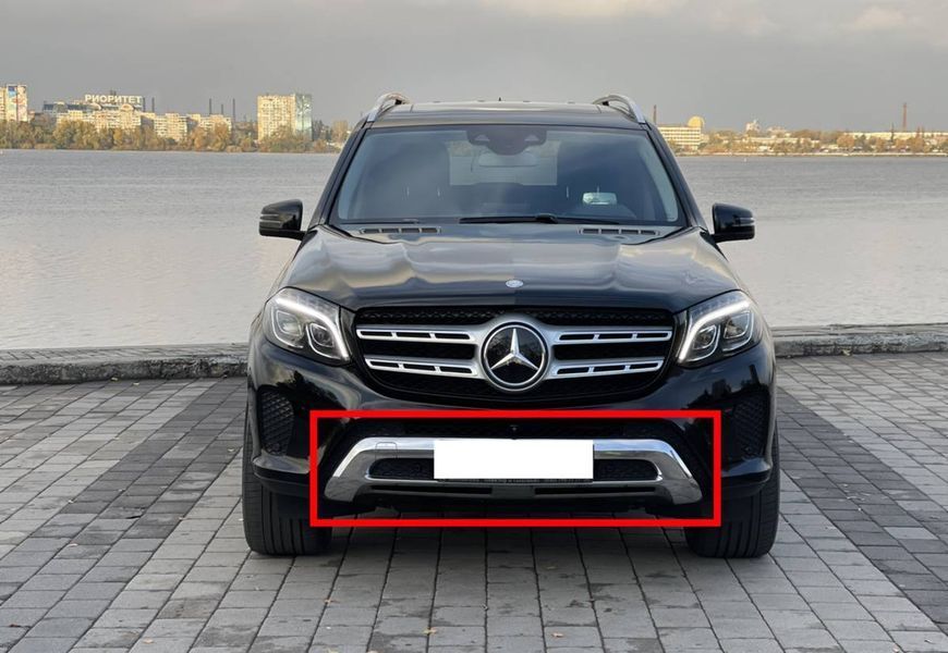 Накладка на передній бампер Mercedes GLS-class X166 2015-2019 428315 фото