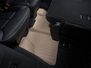 3D килимки для Mercedes GL-class X164 2006-2012 бежеві 3 ряд WeatherTech 450163 46594 фото