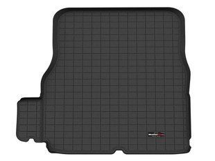 Коврик в багажник для Tesla Model X 2021- черный за 2 рядом WeatherTech 401454 356665 фото