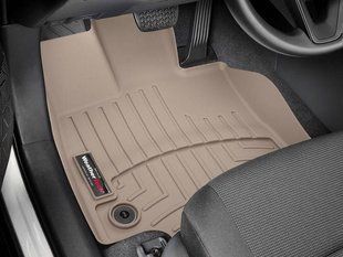 3D килимки для Toyota RAV4, Venza 2019- бежеві передні WeatherTech 4515161 141349 фото
