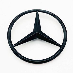 Задня емблема Mercedes A-class W176 2012- чорний глянець A1768170016 418437 фото