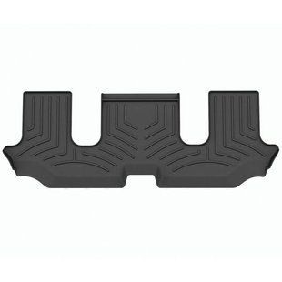 3D килимки для Volkswagen Atlas 2017- чорні 3 ряд Bucket Seating WeatherTech HP 4410845IM 414847 фото