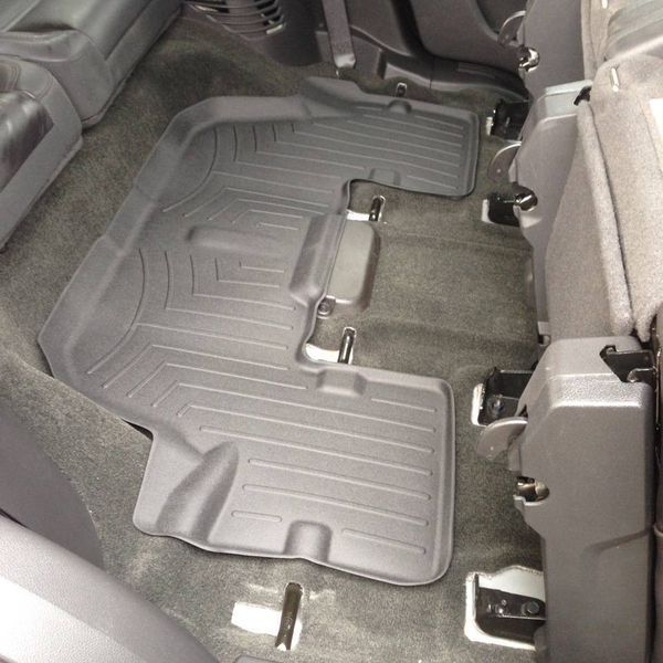 3D коврики для Ford Explorer 2011-2019 черные 3 ряд WeatherTech 443593 212705 фото