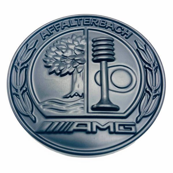 Передняя эмблема Mercedes AMG Affalterbach 56 мм черная на капот 425109 фото Передняя эмблема Mercedes AMG Affalterbach 56 мм черная на капот 425109 фото
