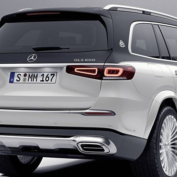 Автологотип емблема напис Mercedes GLS600 X167 Black Package чорний глянець 400140 фото