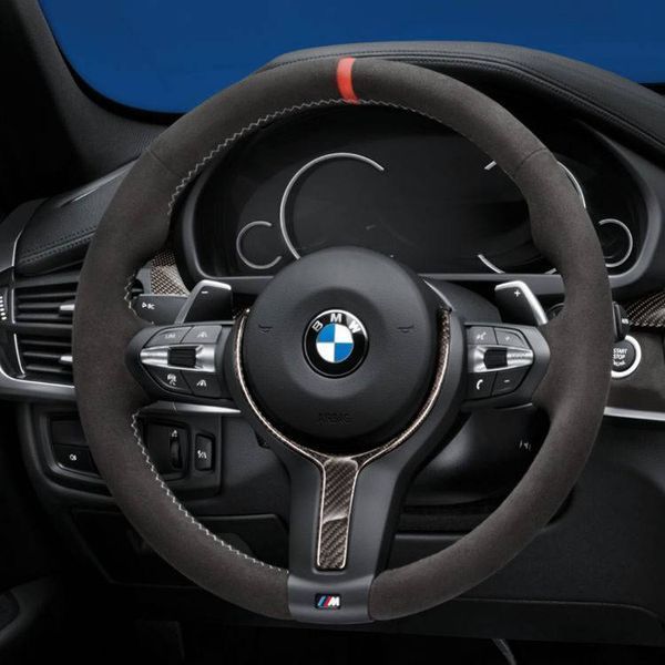 Накладка на руль M Performance для BMW X5 F15, X6 F16 2013-2018 карбон оригінал OEM 32302345204 Під замовлення 397369 фото
