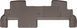 3D килимки для Chevrolet Traverse, GMC Acadia, Buick Enclave 2008-2017 какао задні WeatherTech 471112 329102 фото 1