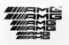 Наклейки на супорт Mercedes AMG чорні рівні 430803 фото 1