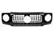 Решетка радиатора на Mercedes G-class W463 2018-2022 GT Chrome Black 427490 фото 3