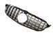 Решетка радиатора на Mercedes C-class W205 2018-2021 GT Chrome Black под камеру 427447 фото 3