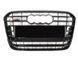 Решітка радіатора на Audi A6 C7 2011-2014 стиль S6 Black 427242 фото 1