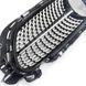 Решітка радіатора на Mercedes E-class W213 2020-2023 AMG Diamond під камеру Chrome black 522786 фото 6