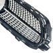 Решітка радіатора на Mercedes E-class W213 2020-2023 AMG Diamond під камеру Chrome black 522786 фото 5